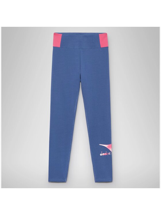 Diadora Diadora Legginsy DIADORA L.LEGGINGS LUSH Niebieski Regular Fit