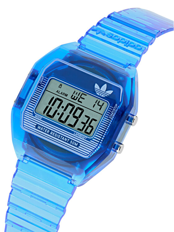 adidas adidas Годинник AO Street Digital Two Crystal AOST25537 Голубий