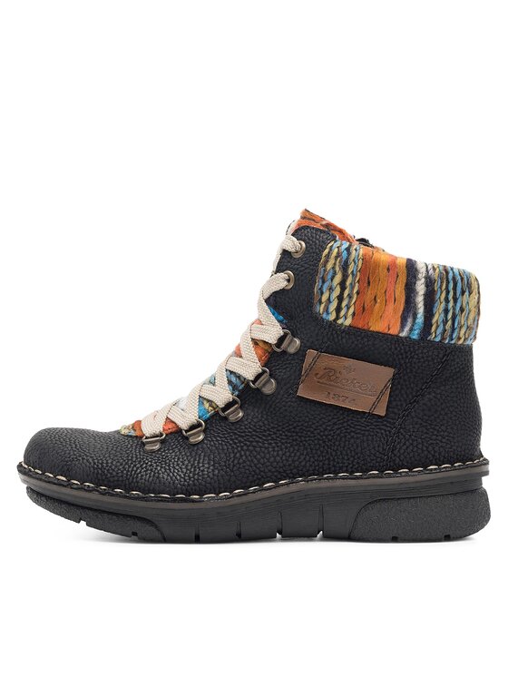 Rieker Rieker Stiefeletten 73343-00 Schwarz