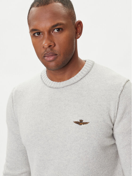 Aeronautica Militare Aeronautica Militare Džemper 252MA1608UL00924 Bež Regular Fit