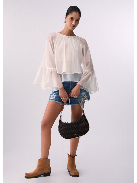 Liu Jo Liu Jo Blusa WA6400T435A10605 Bianco Regular Fit