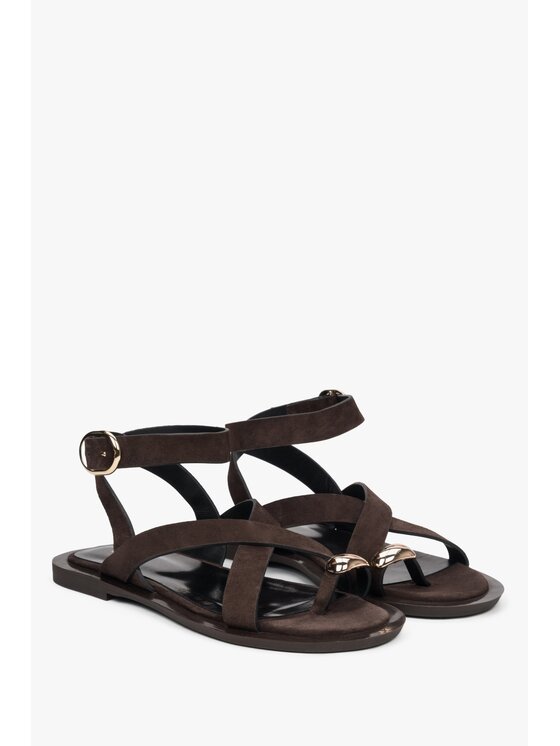 Estro Estro Σανδάλια ER00117380 Καφέ