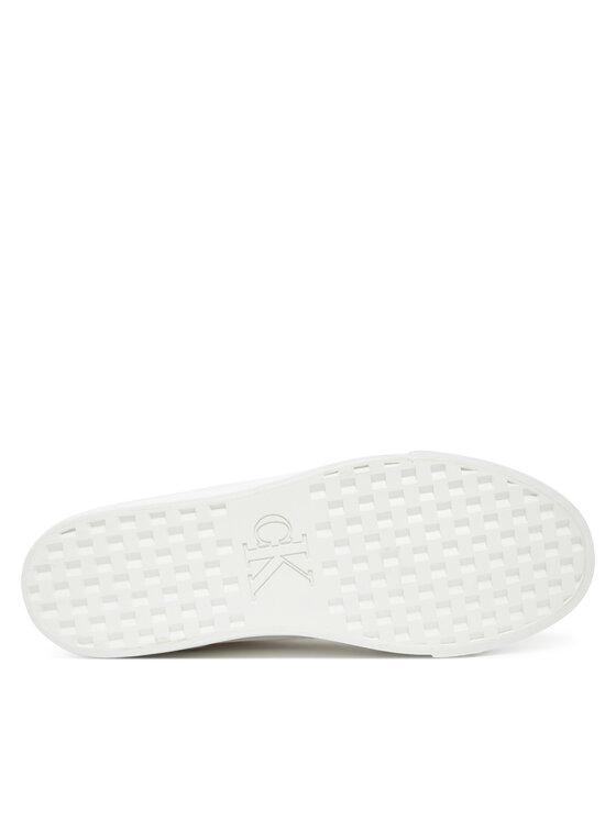 Calvin Klein Jeans Calvin Klein Jeans Tenisky Vulc Flatform Mg Nylon Mix YW0YW01896 Biela