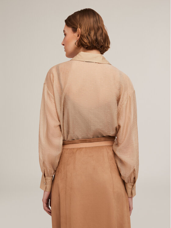 Motivi Motivi Camicia 5015W000500N002 Écru Regular Fit