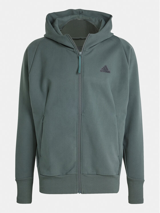 adidas adidas Majica dugih rukava Z.N.E. Winterized IR5240 Zelena Relaxed Fit