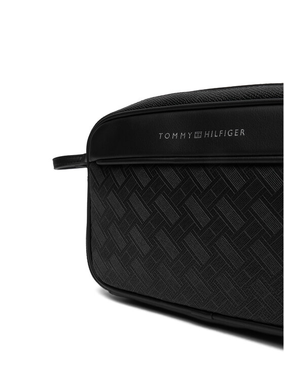 Tommy Hilfiger Tommy Hilfiger Τσαντάκι καλλυντικών Th Modern Monogram Washbag AM0AM14828 Μαύρο