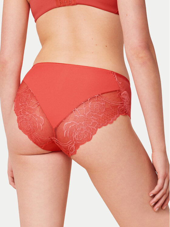 Triumph Triumph Figi klasyczne z wysokim stanem Wild Peony Florale 10209626 Różowy