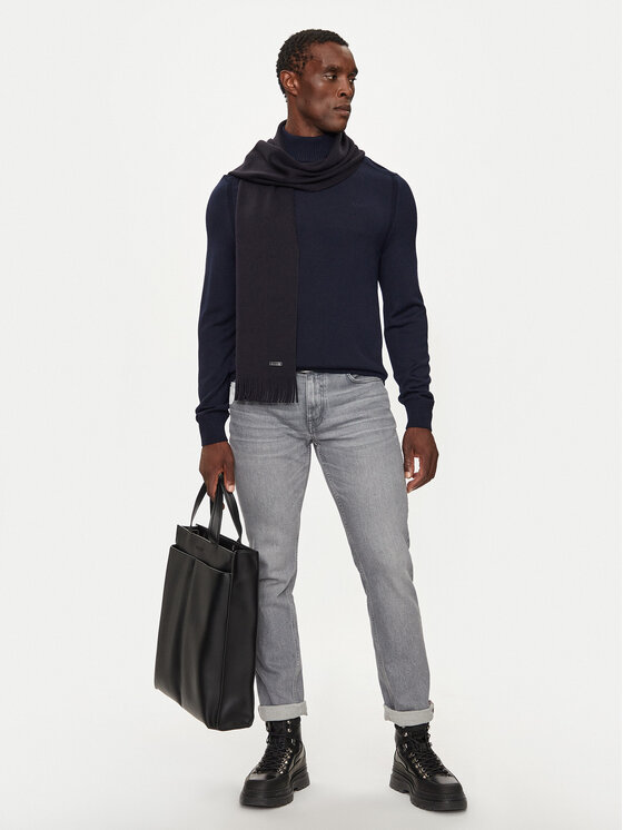 BOSS Boss Golf Avac_M 50501761 Granatowy Slim Fit