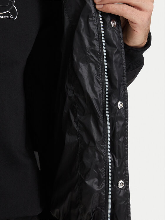 KARL LAGERFELD KARL LAGERFELD Демісезонна куртка 505027 563580 Чорний Regular Fit
