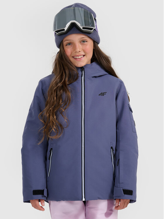 4F 4F Kurtka snowboardowa SNOWBOARD Granatowy Regular Fit