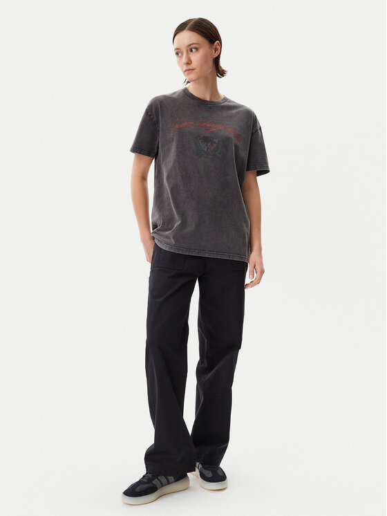 Vans Vans T-Shirt Palm Impresa VN000MCM Czarny Regular Fit