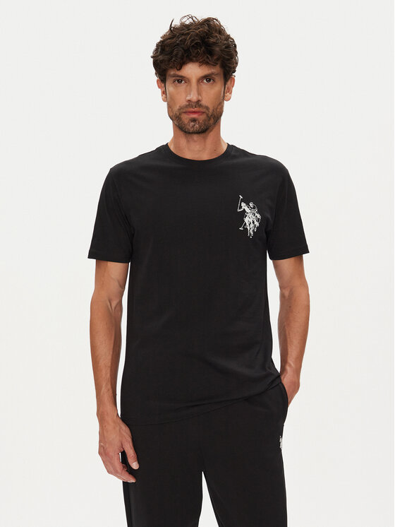 U.S. Polo Assn. U.S. Polo Assn. Póló MUP4367 Fekete Regular Fit