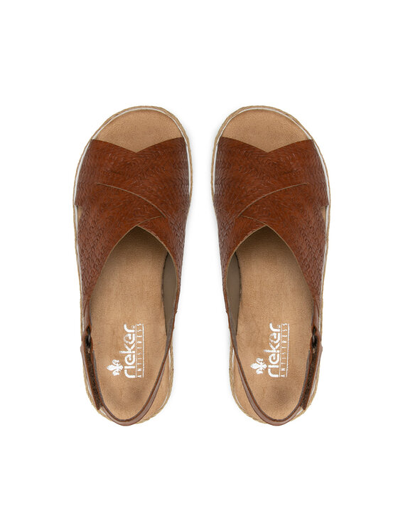 Rieker Rieker Espadrilės V79B4-25A Ruda