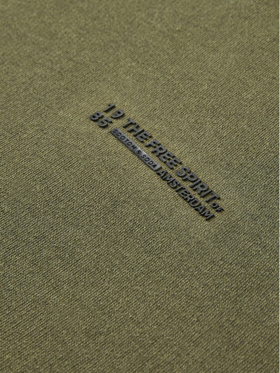 Scotch & Soda Scotch & Soda Μπλούζα 169321 Πράσινο Relaxed Fit