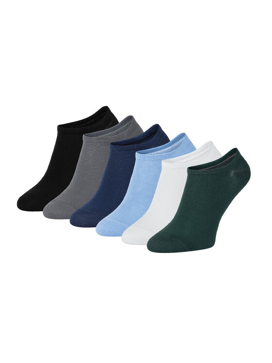 Zooksy Zooksy Zestaw 6 par niskich skarpet unisex Basic Kolorowy