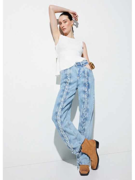 Liu Jo Liu Jo Jeansy UA6322DS08279070 Niebieski jasny Regular Fit