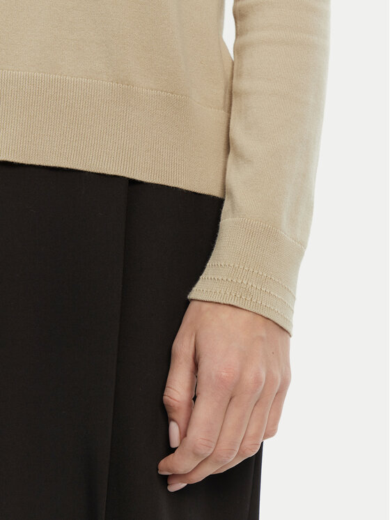 Tommy Hilfiger Tommy Hilfiger Пуловер WW0WW40098 Бежов Regular Fit