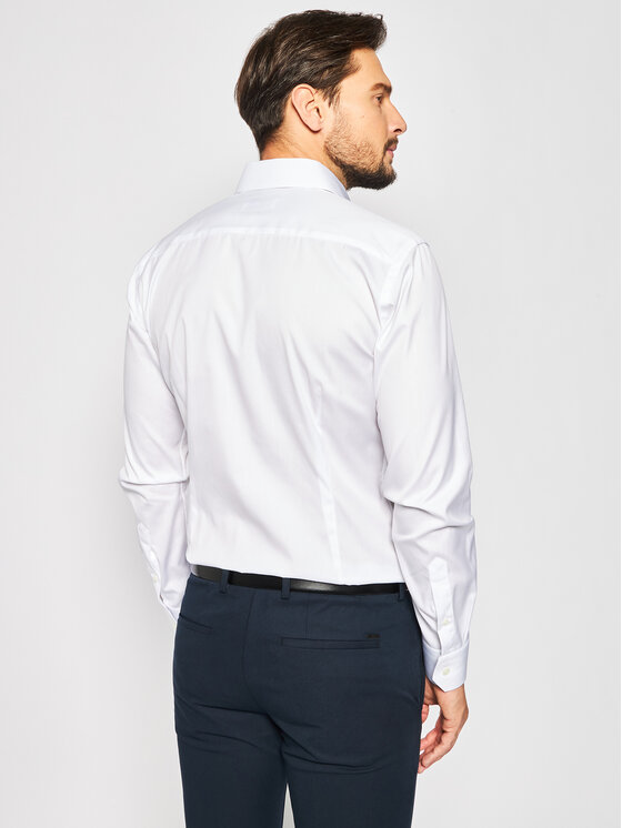 Camicia 100001386 Bianco Regular Fit