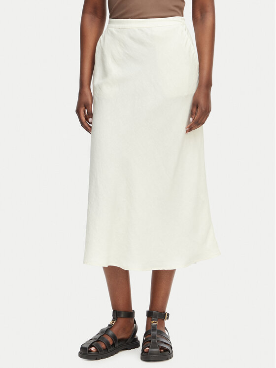 Gant Spódnica midi 4400231 Biały Regular Fit