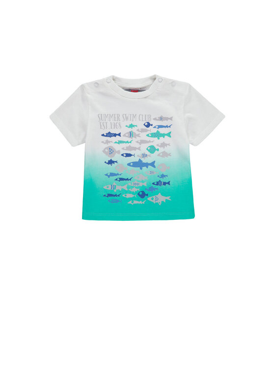 Kanz Kanz T-Shirt 1912611-1000 Biały Basic Fit