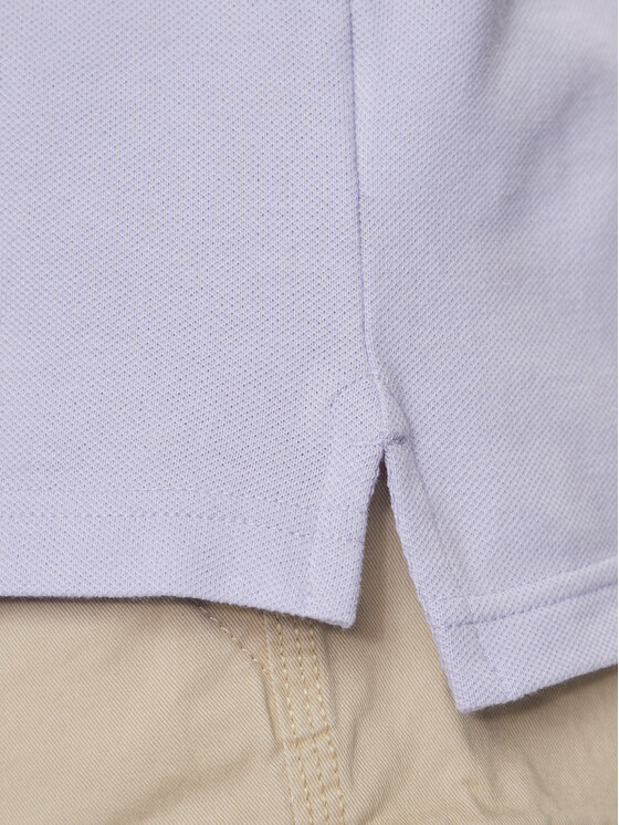 Gap Gap Тениска с яка и копчета 586306-14 Виолетов Regular Fit