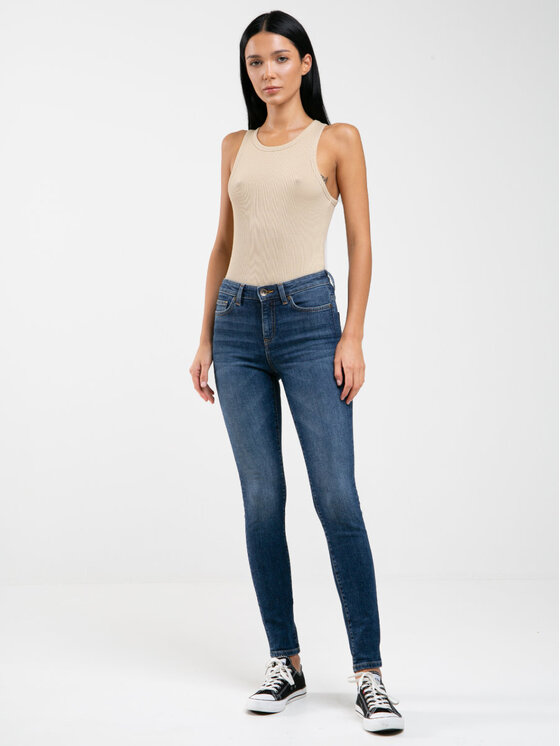 BIG STAR BIG STAR Jeansy ADELA_512_190 Granatowy Skinny Fit