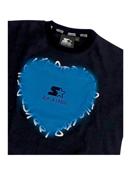 Starter Starter T-shirt q-bab-69494 Nero Regular Fit