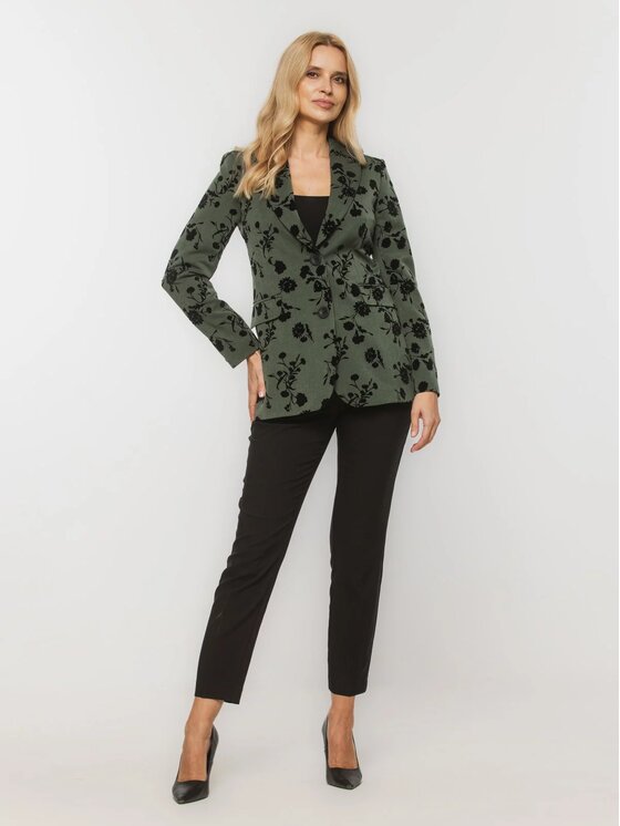 Willsoor Willsoor Marynarka 68163 Zielony Regular Fit