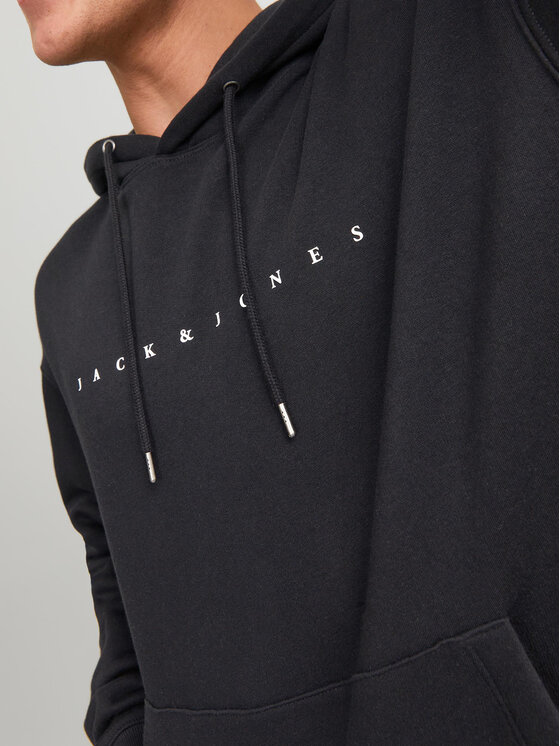 Jack&Jones Jack&Jones Majica dugih rukava 12233972 Crna Relaxed Fit