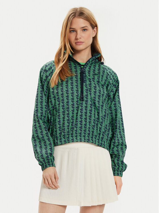 Lacoste Giacca anorak BF6964 Verde Regular Fit, taglia : 36