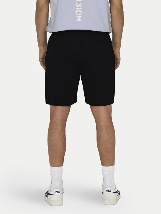 Only & Sons Only & Sons Šortky z materiálu Tel 22027949 Černá Regular Fit