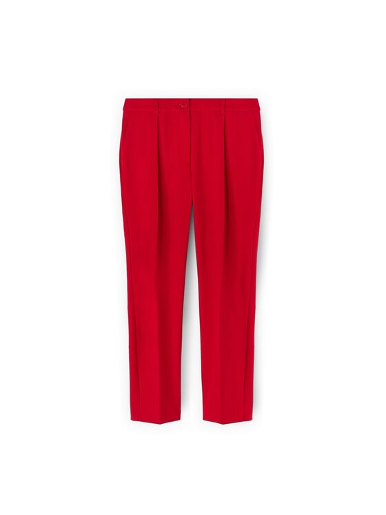 Motivi Motivi Pantaloni di tessuto P189Q003742N016 Rosso Regular Fit
