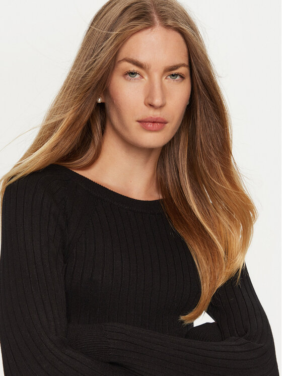 ViCOLO ViCOLO Džemper 77101S Crna Regular Fit