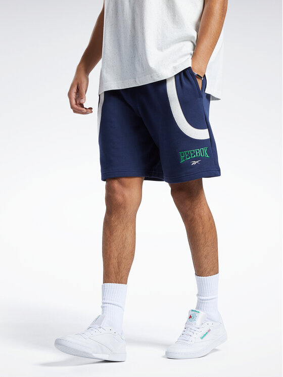 Reebok Pantaloncini sportivi Classics Varsity Shorts HS9180 Blu, taglia : M