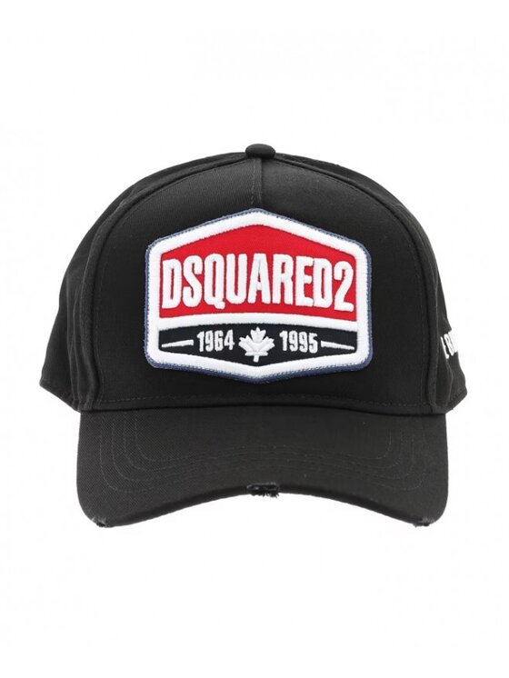 Czapka z daszkiem Dsquared2, Czarne, BCM07440 05C00001 2124