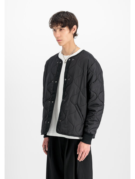 Alpha Industries Alpha Industries Kurtka outdoor Studio Liner Outdoor Jacket Czarny Loose Fit