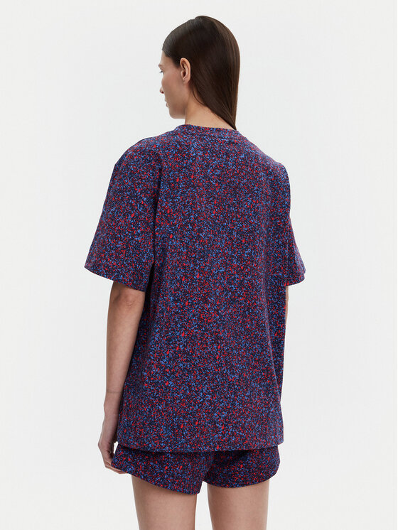 adidas by Stella McCartney adidas by Stella McCartney Футболка Printed JJ0083 Cиній Loose Fit