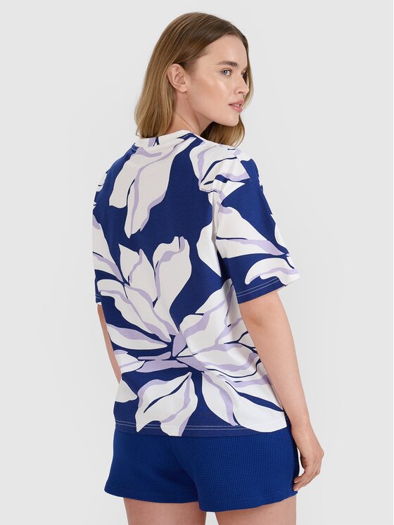 4F 4F T-Shirt 4FRSS25TTSHF2692-91A Kolorowy Oversize