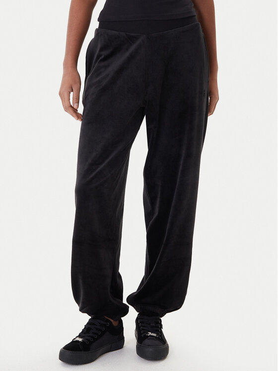 Juicy Couture Pantaloni trening Davidson JCBBJ224811 Negru Regular Fit