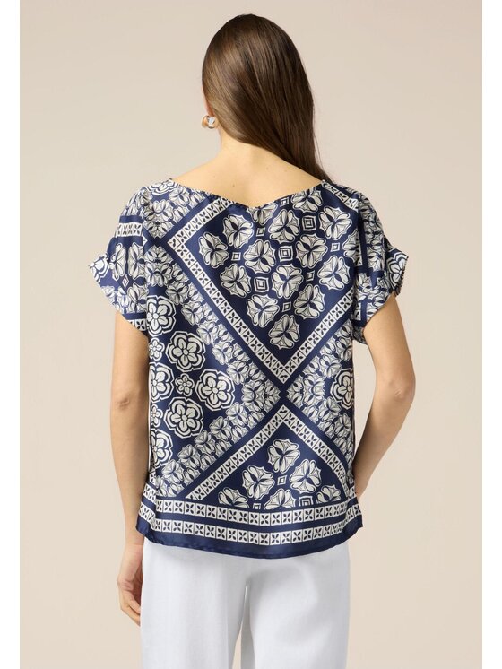 Oltre Oltre Blusa 2490J000733N0S1 Blu Regular Fit