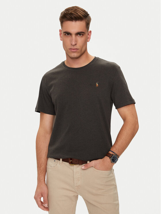 Polo Ralph Lauren T-shirt 710740727044 Siva Slim Fit