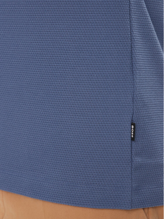 BOSS Boss Tričko Tiburt 240 50452680 Modrá Regular Fit