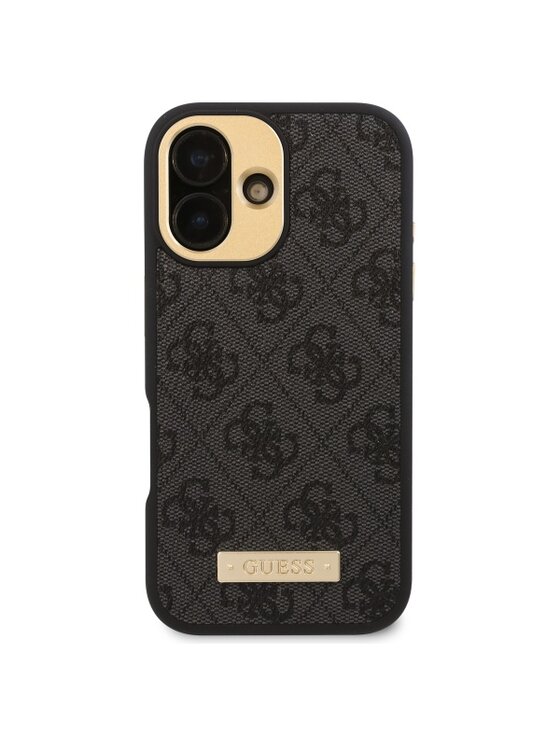 Guess Guess Etui na telefon iPhone 16 Plus Czarny
