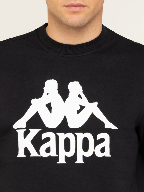Kappa Kappa Bluză 703797 Negru Regular Fit