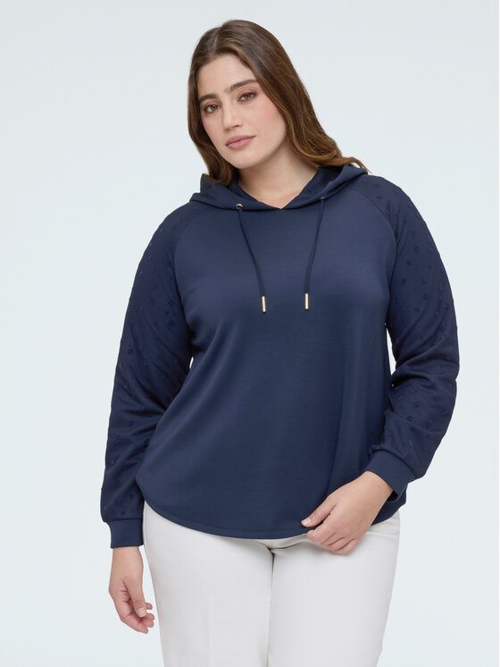 Fiorella Rubino Fiorella Rubino Felpa G852L008967N034 Blu A-Line Fit