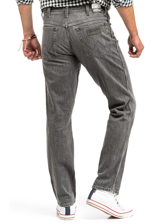 Wrangler Wrangler Jeansy TEXAS Szary Straight Fit