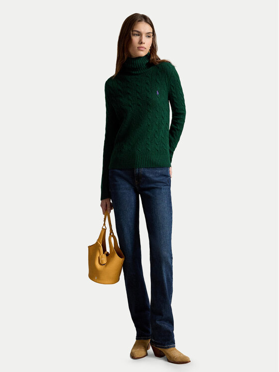 Polo Ralph Lauren Polo Ralph Lauren Rollkragenpullover 211888686500 Dunkelgrün Regular Fit