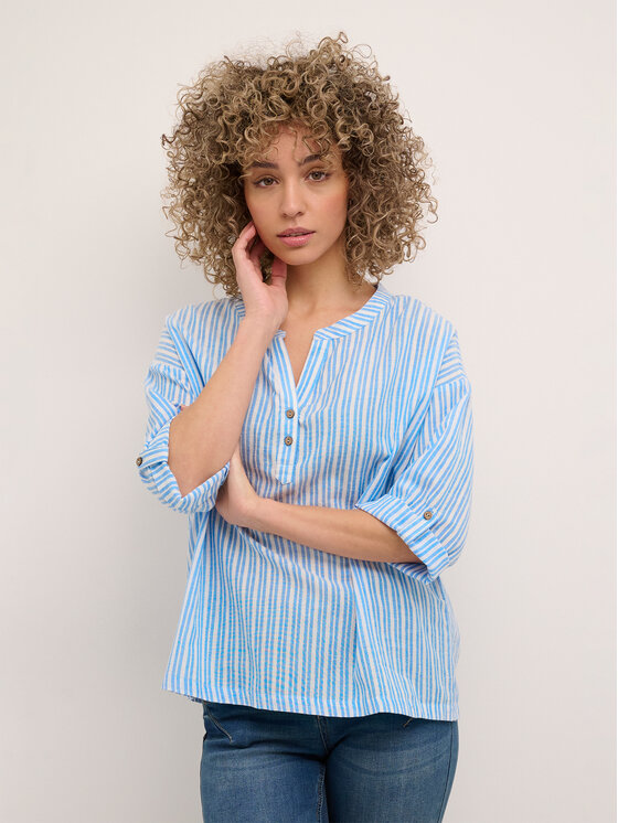 Cream Блуза Anja 10611289 Син Regular Fit