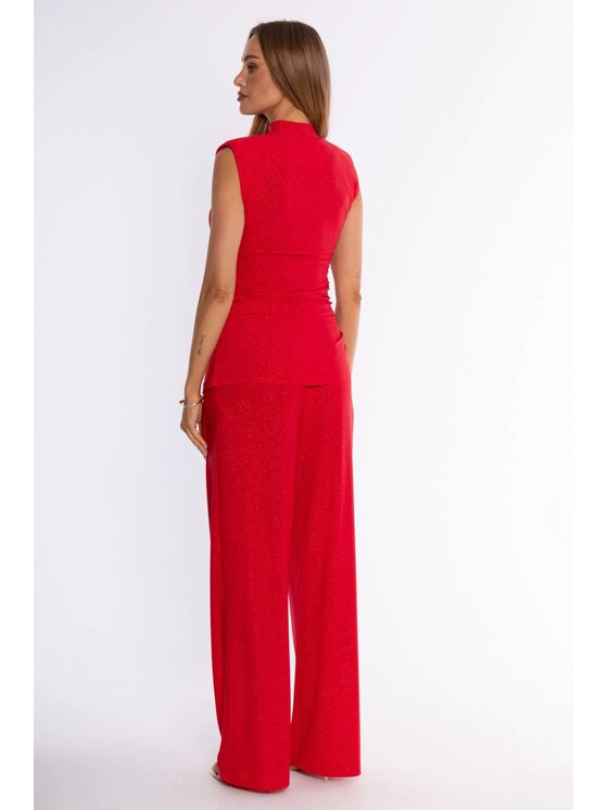 Made of Emotion Made of Emotion Completo maglietta e pantaloni M924 Rosso A-Line Fit