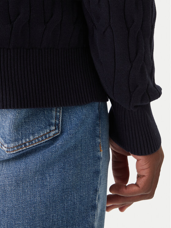 Tommy Hilfiger Tommy Hilfiger Sweater Classic MW0MW36532 Sötétkék Regular Fit